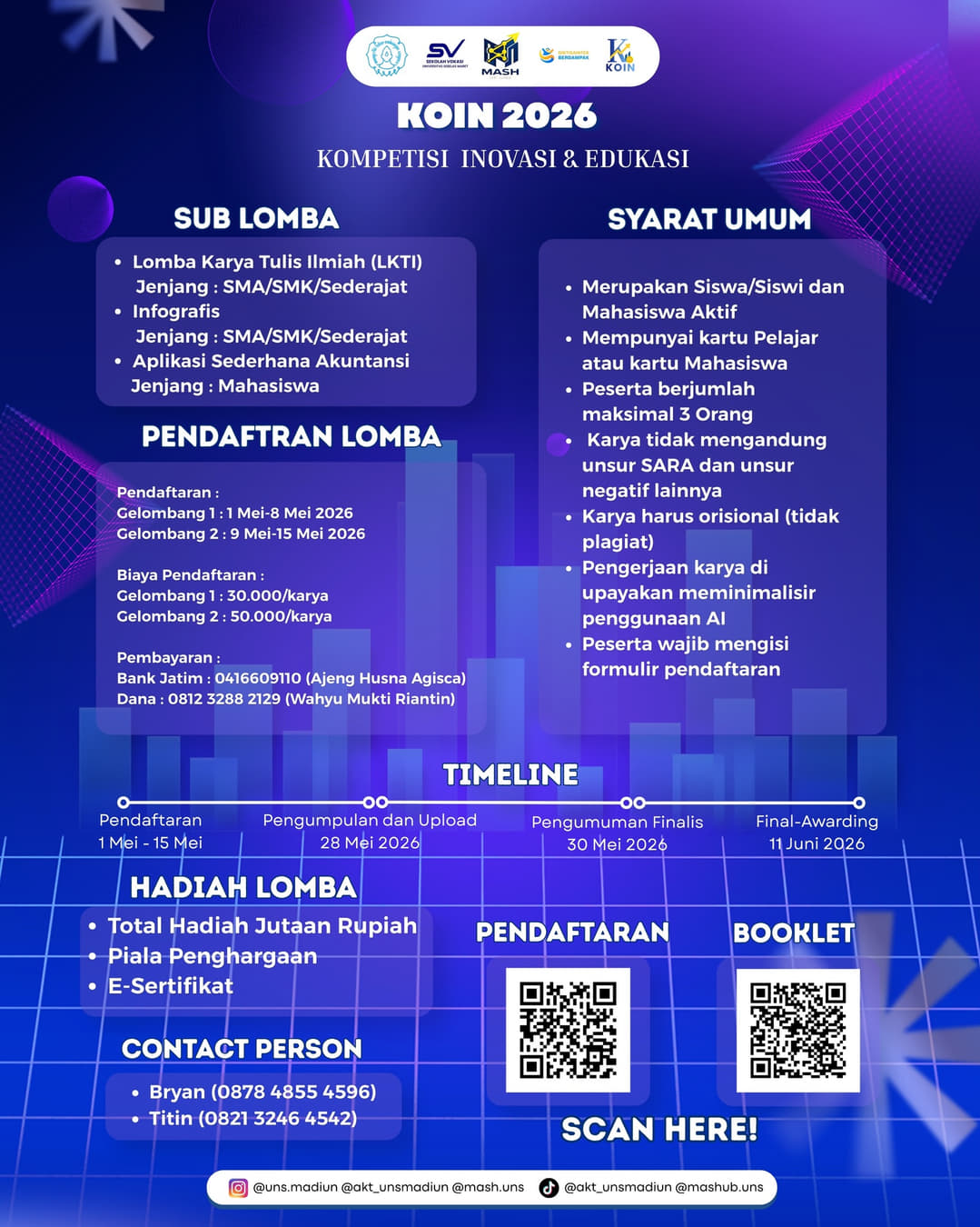 KOIN 2026: Kompetisi Inovasi & Edukasi - Poster 2