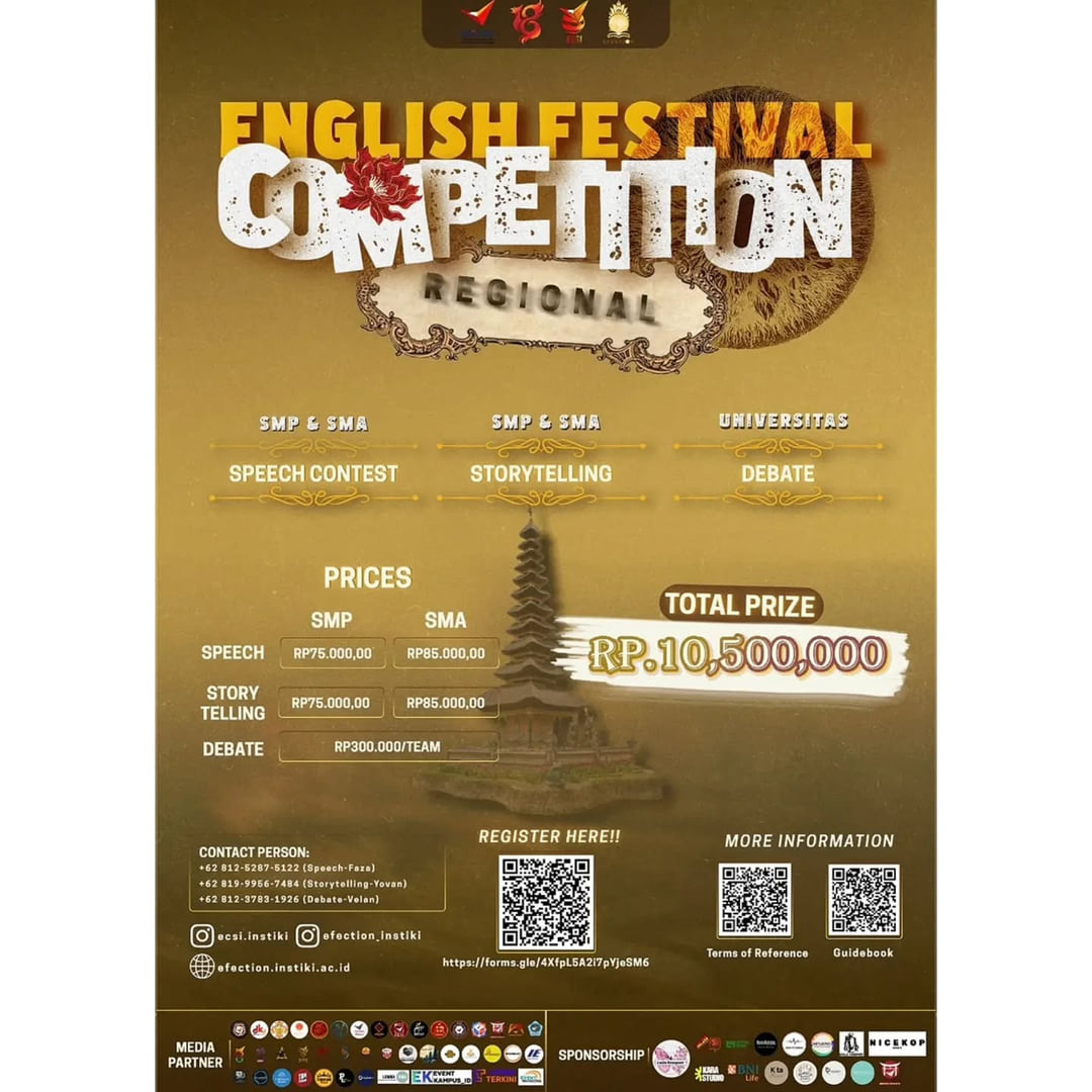 EFECTION Vol. IV (English Festival Competition) - Poster 2