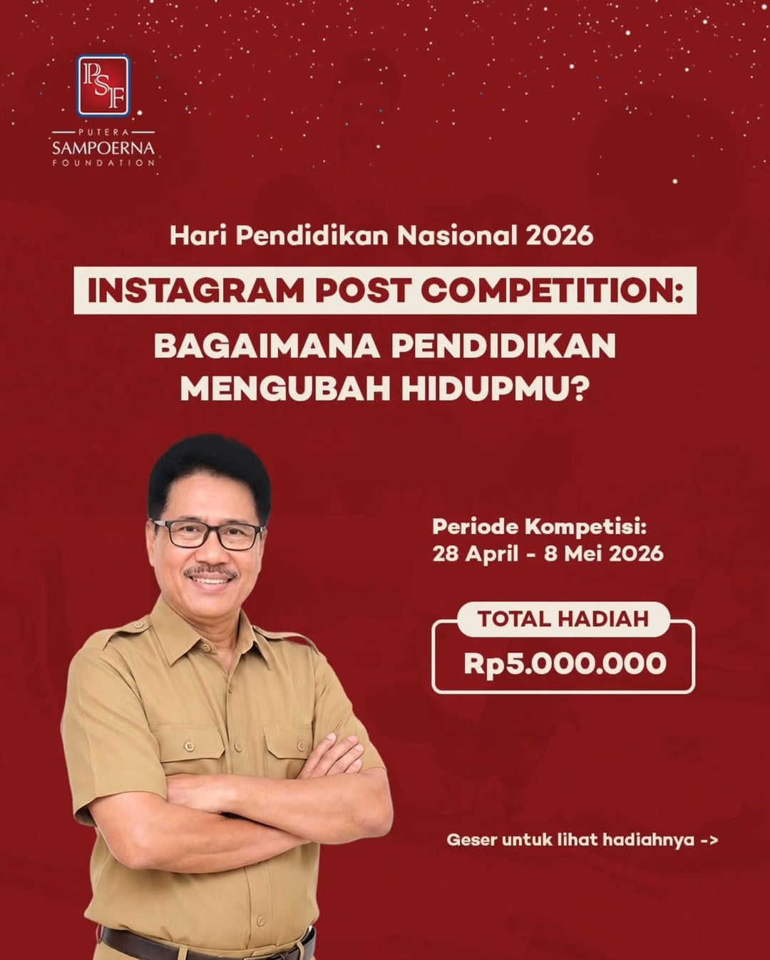Instagram Post Competition: Bagaimana Pendidikan Mengubah Hidupmu? - Poster 2
