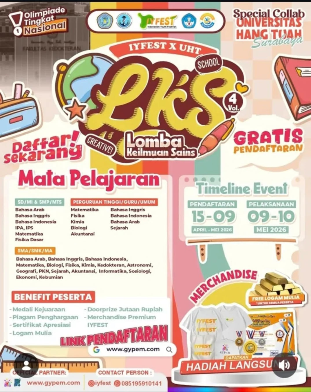 LKS (Lomba Keilmuan Sains) Vol 4 - Poster 2