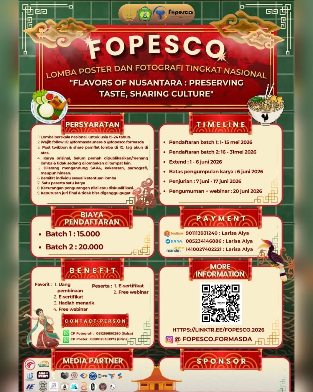 FOPESCO 2026: Formasda Photography and Graphic Design Competition - Poster 2