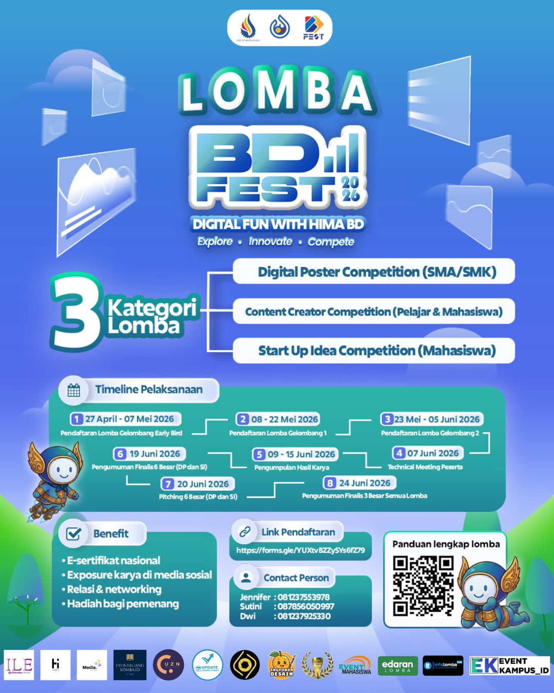 LOMBA BDFEST 2026 - DIGITAL FUN WITH HIMA BD - Poster 2