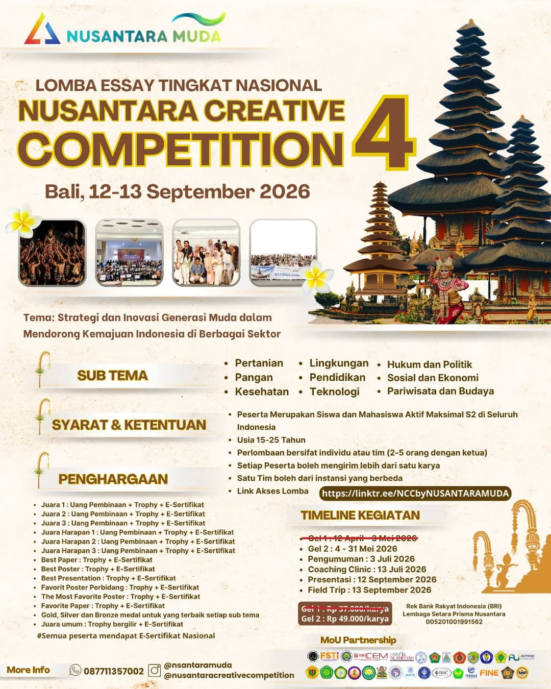 Nusantara Creative Competition 4 - Poster 2