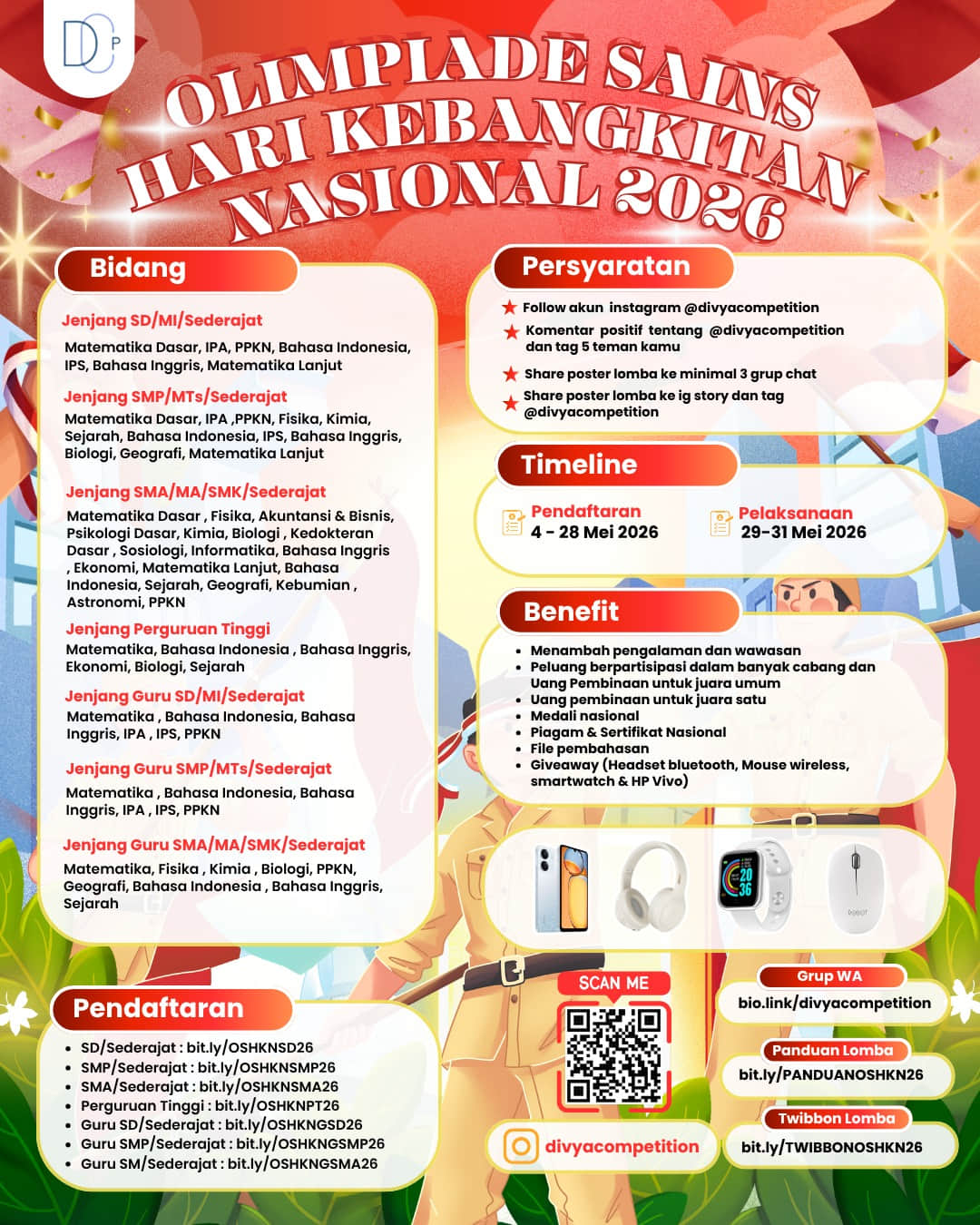 Olimpiade Sains Hari Kebangkitan Nasional 2026 - Poster 2