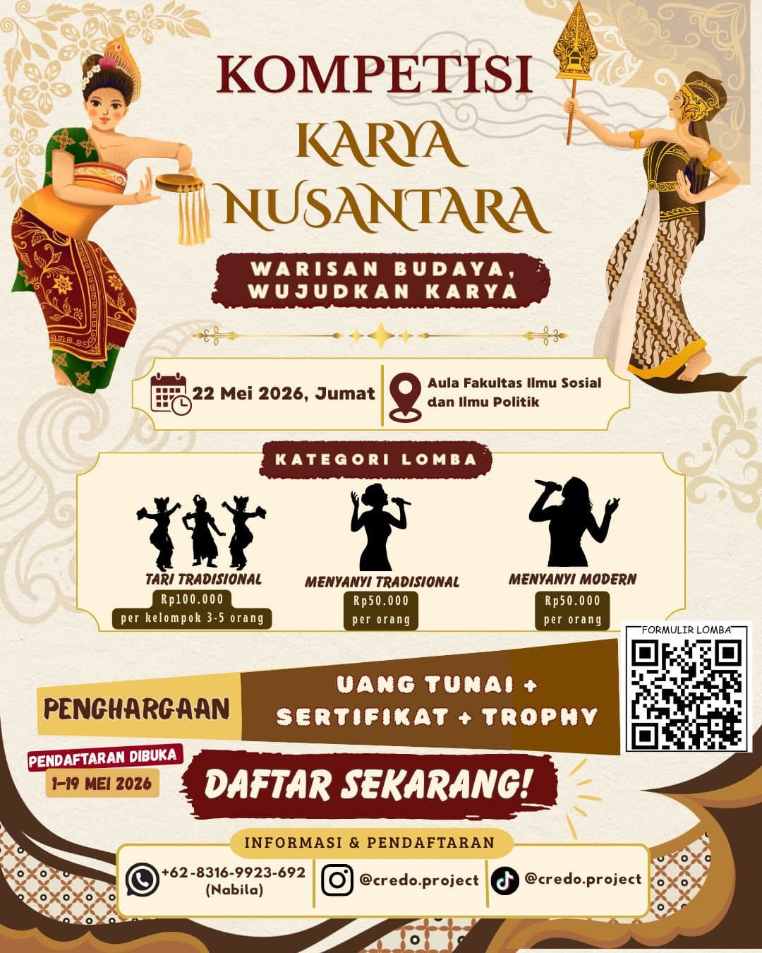 KOMPETISI KARYA NUSANTARA 2026 - Poster 2