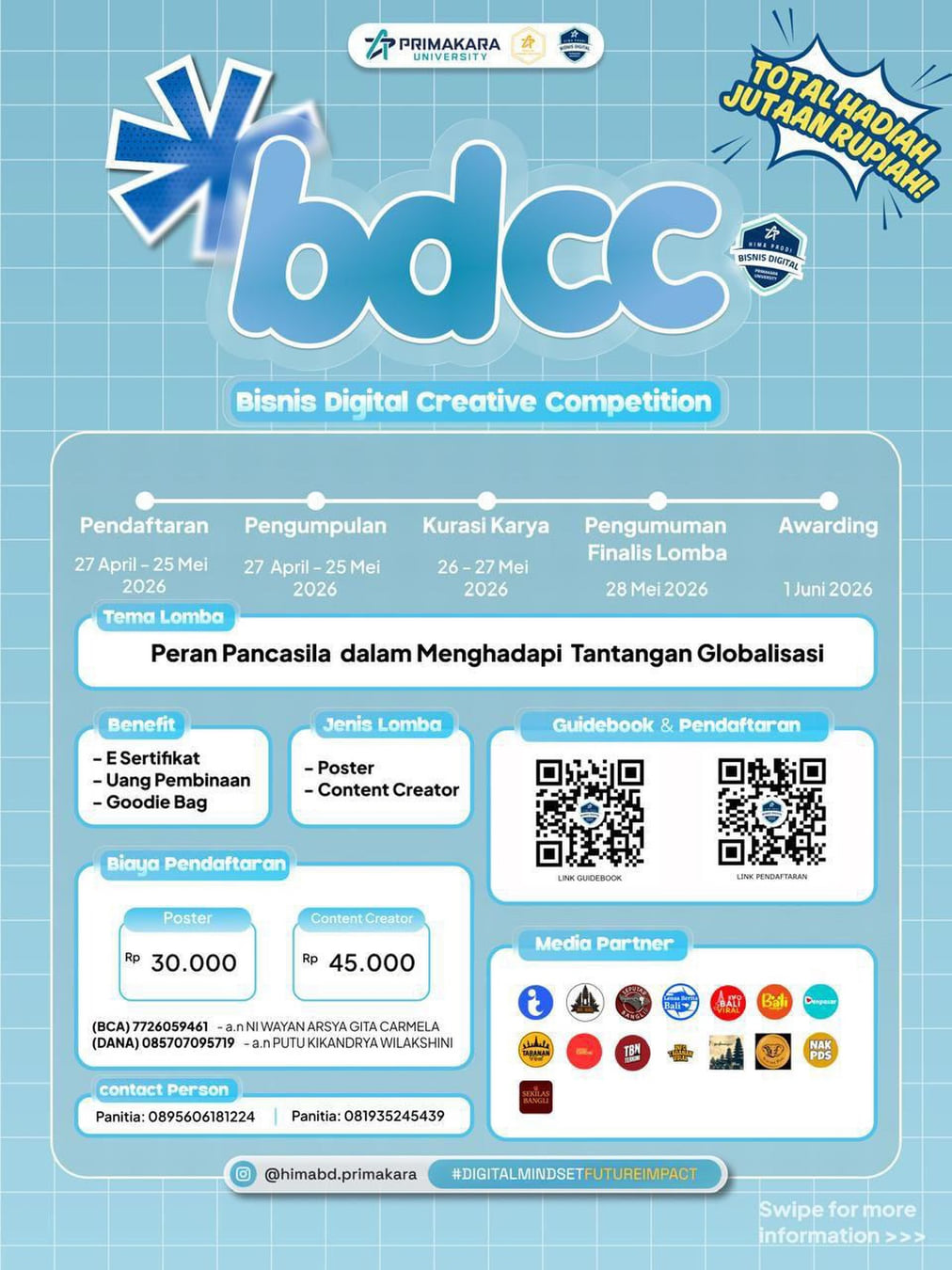 BDCC 2026 (Bisnis Digital Creative Competition) - Poster 2