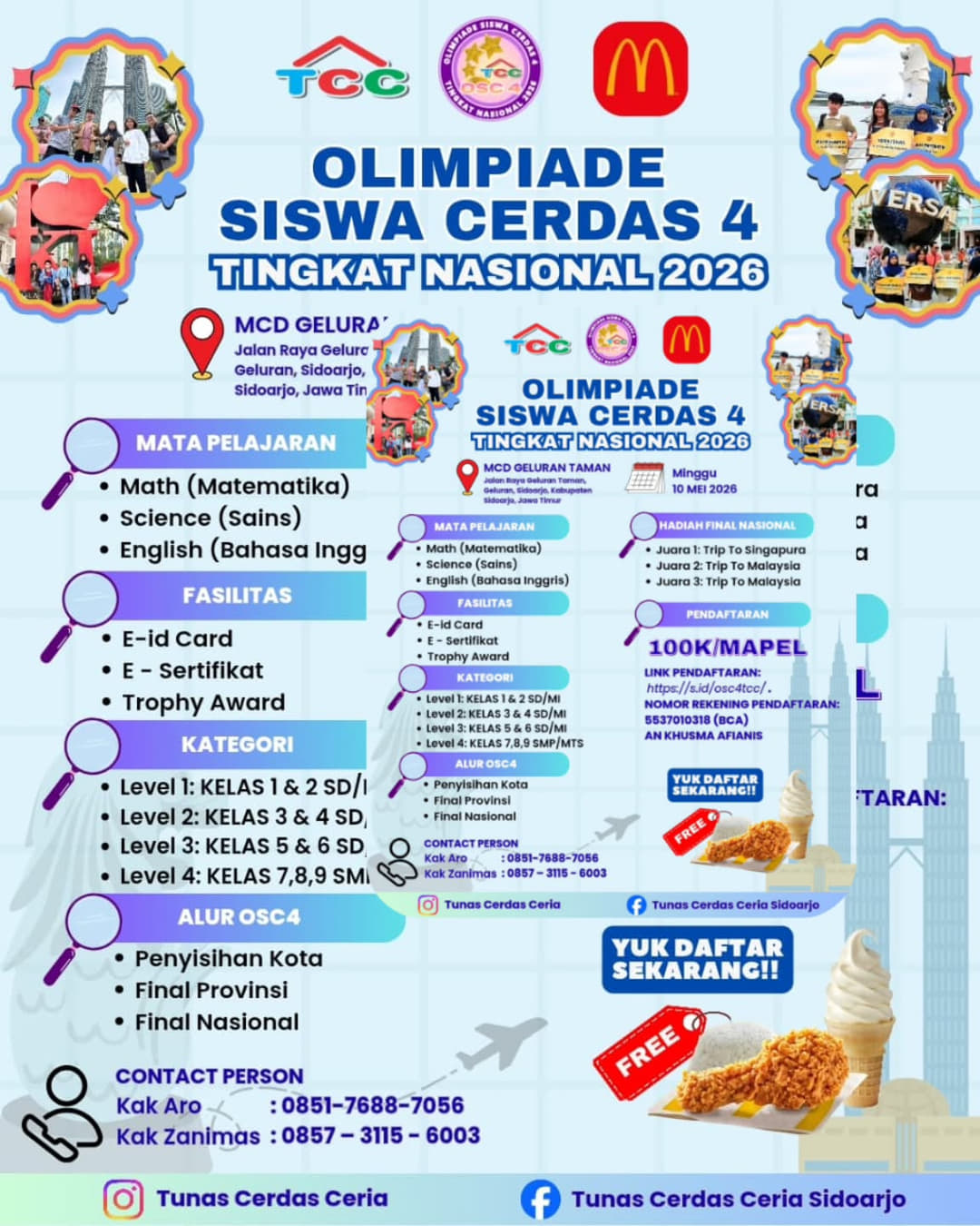 Olimpiade Siswa Cerdas 4 Tingkat Nasional 2026 - Poster 2