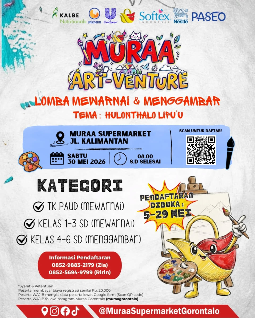 MURAA ART-VENTURE LOMBA MEWARNAI & MENGGAMBAR - Poster 2