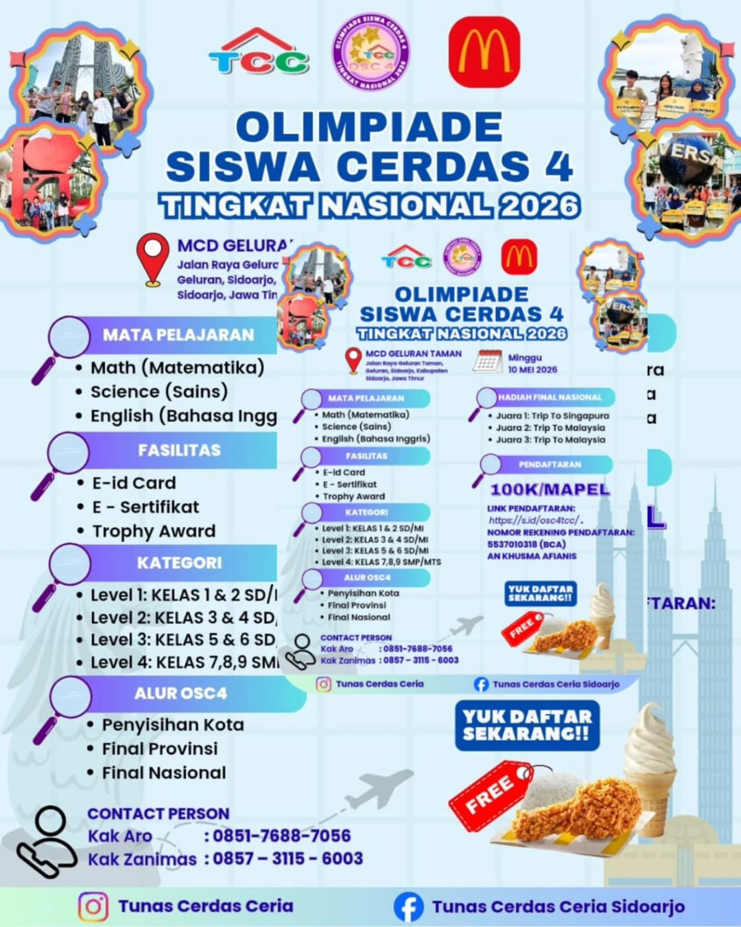 OLIMPIADE SISWA CERDAS 4 TINGKAT NASIONAL 2026 - Poster 2