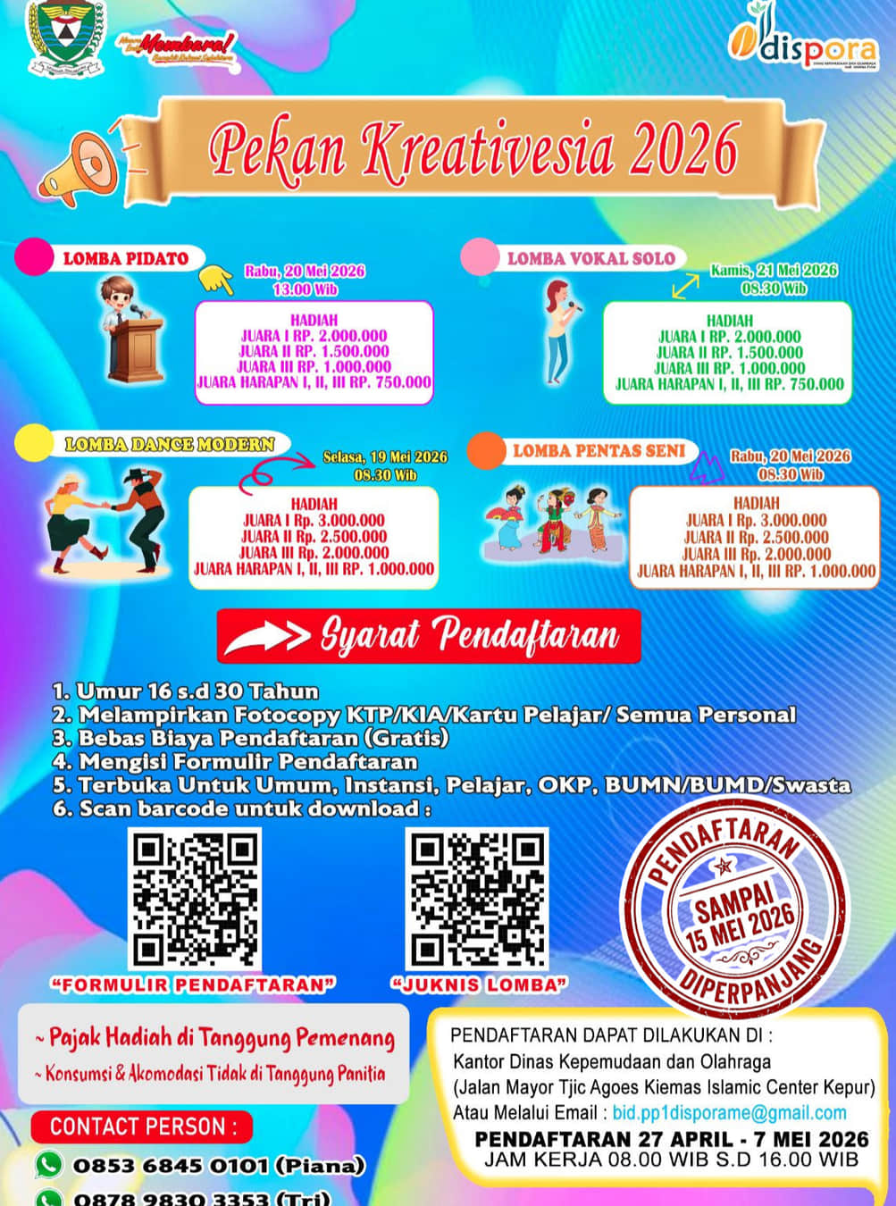 PEKAN KREATIVESIA 2026 - Poster 2