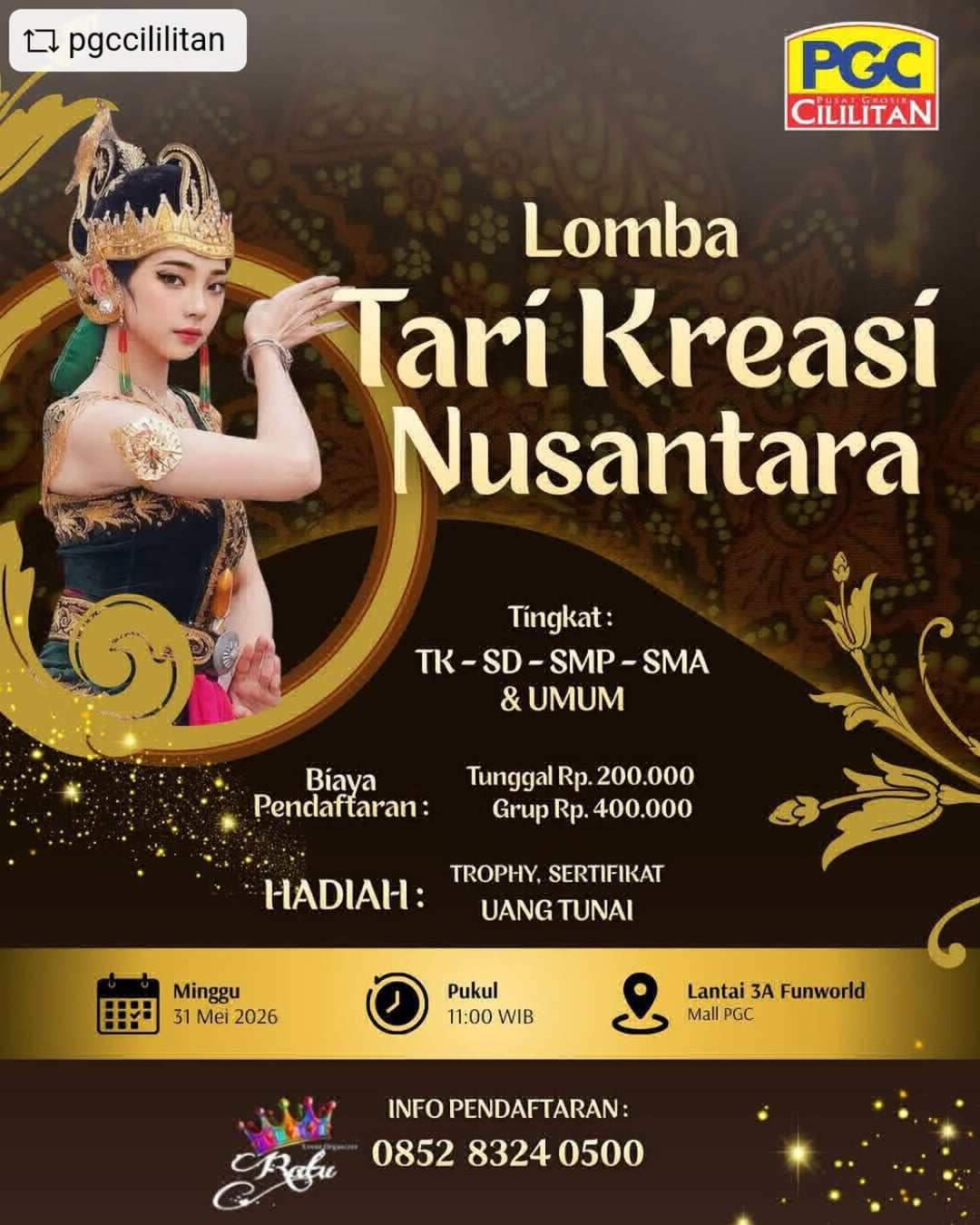Lomba Tari Kreasi Nusantara - Poster 2