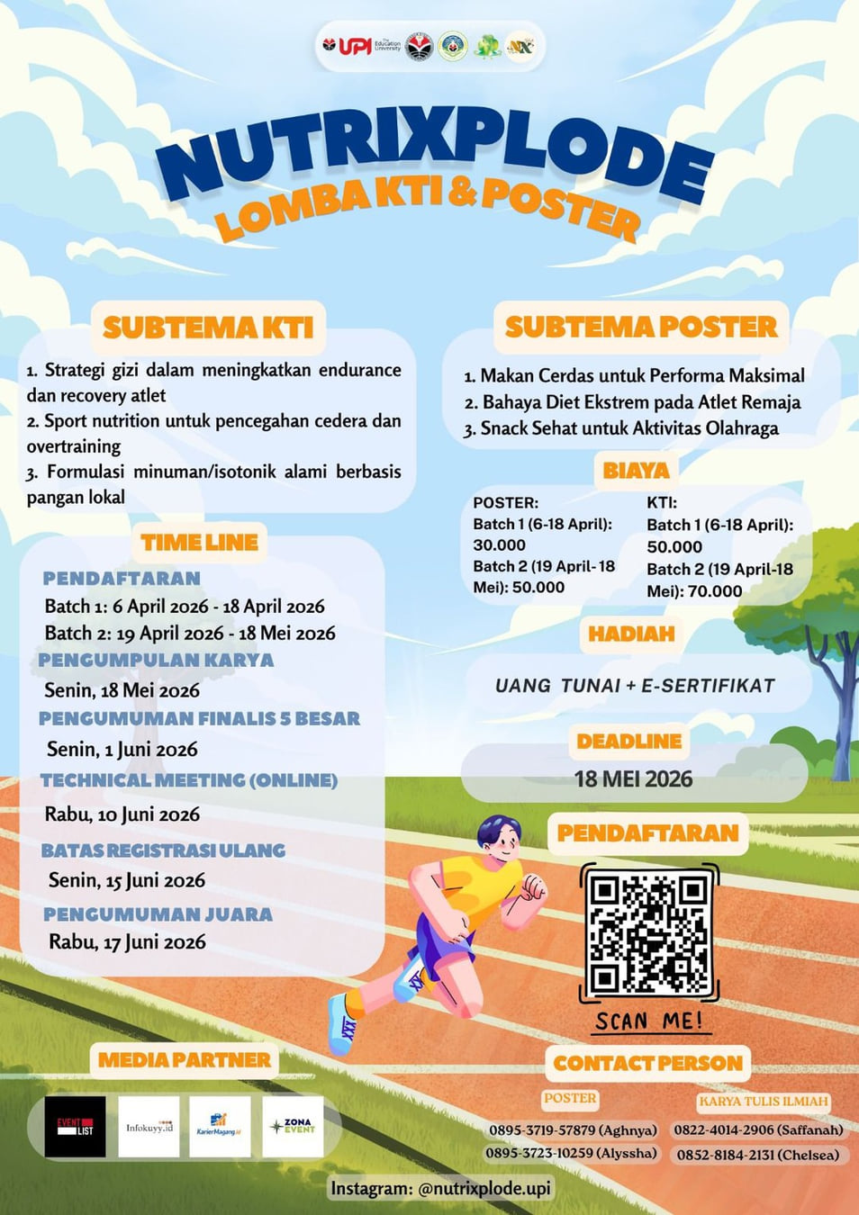 NUTRIXPLODE 2026 - Lomba KTI & Poster - Poster 2