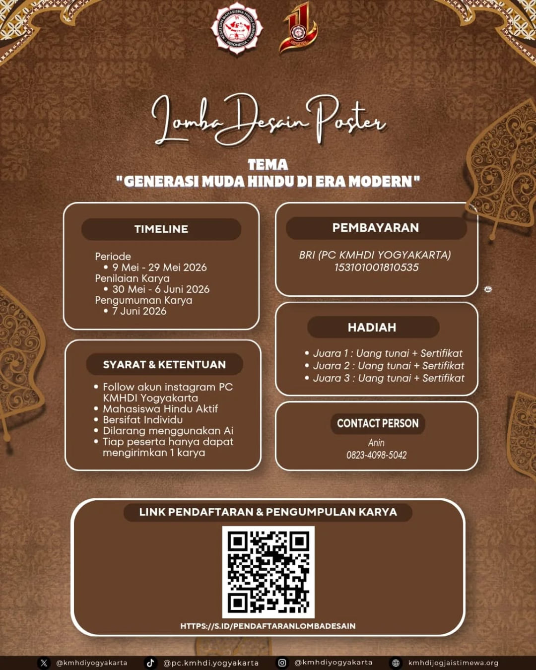 Lomba Desain Poster HUT ke-11 PC KMHDI Yogyakarta - Poster 2