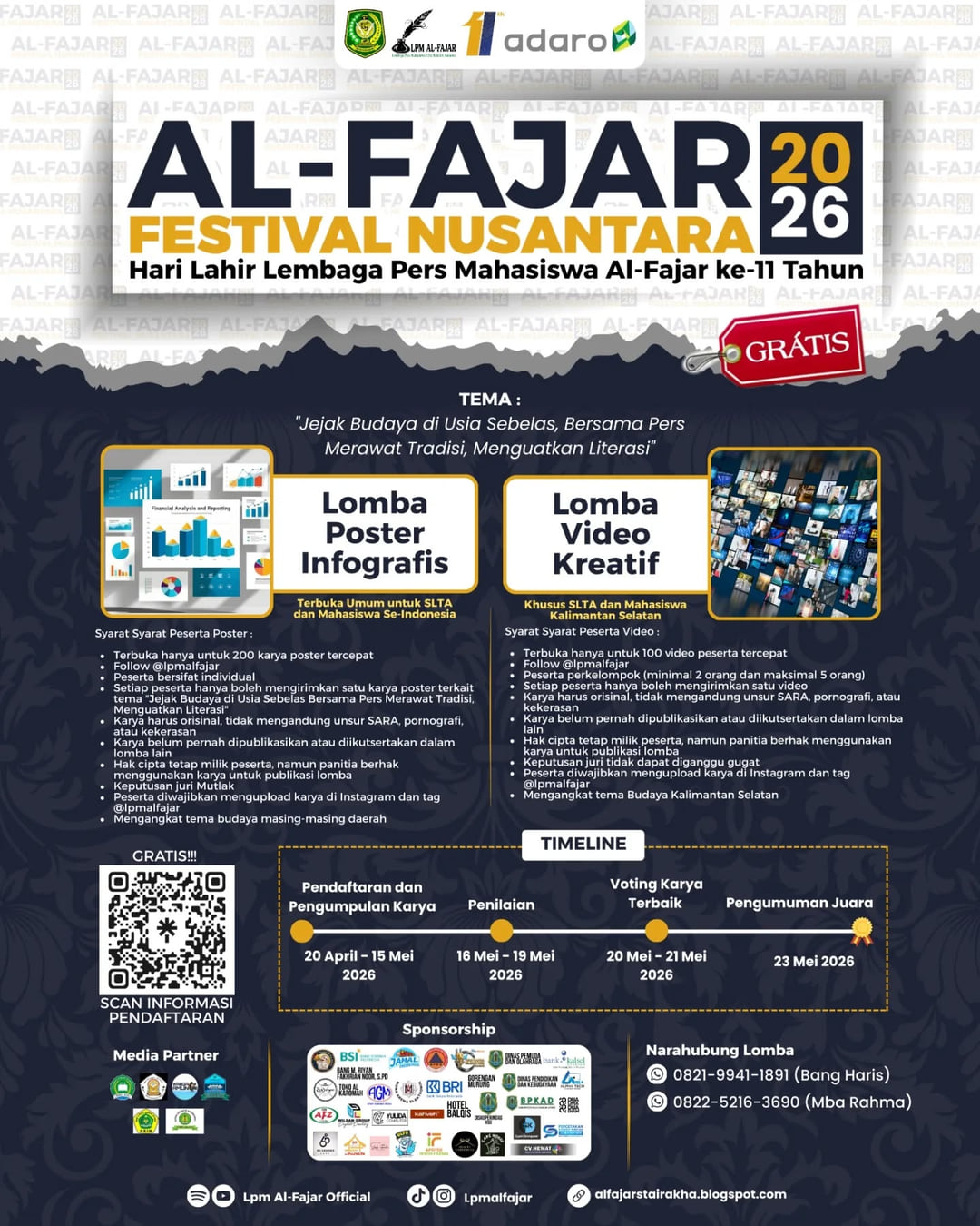 AL-FAJAR FESTIVAL NUSANTARA 2026 - Poster 2