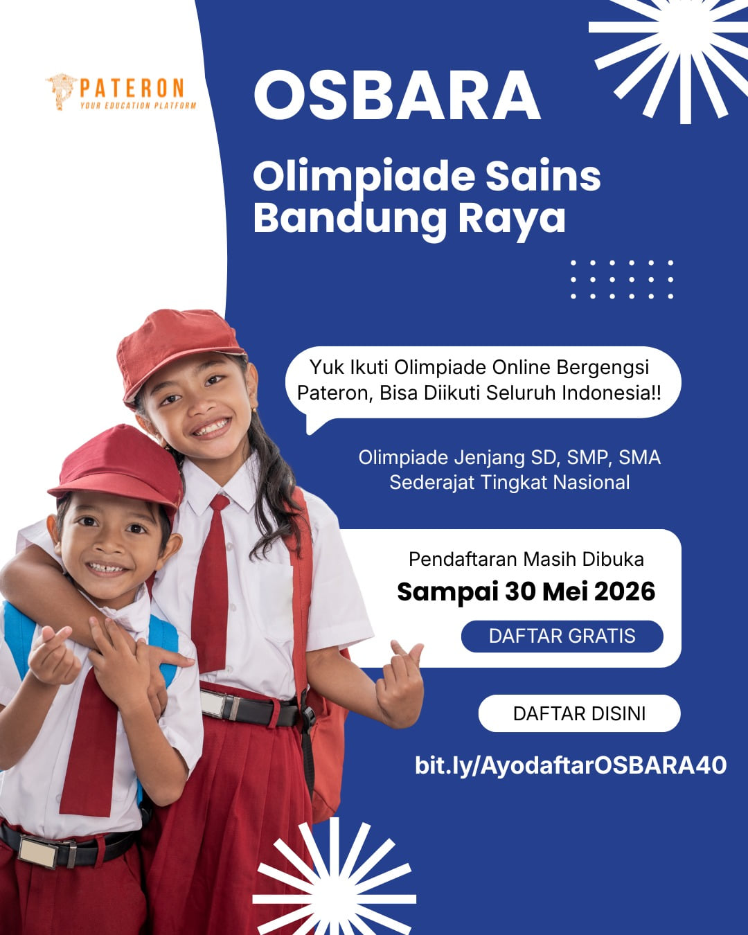 OSBARA (OLIMPIADE SAINS BANDUNG RAYA) - Poster 2