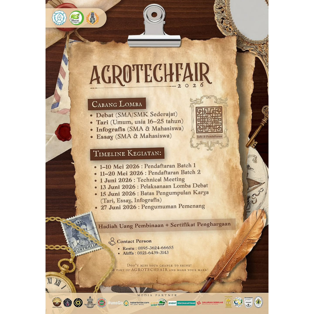 AGROTECH’S FAIR 2026 COMPETITION - Poster 2