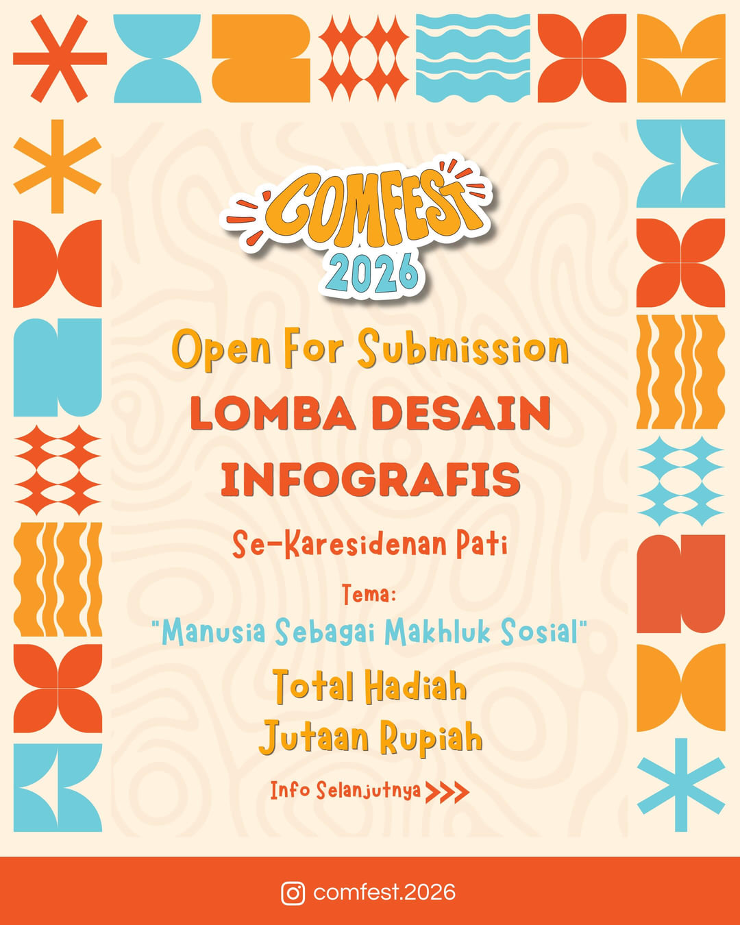 Lomba Infografis COMFEST 2026 - Poster 2
