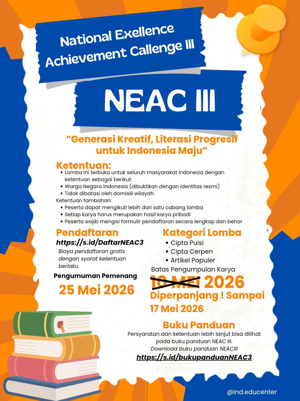 National Excellence Achievement Challenge III (NEAC III) - Poster 2