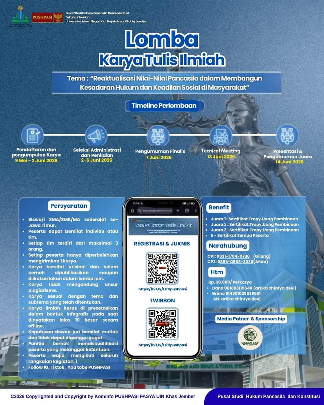 Lomba Karya Tulis Ilmiah (LKTI) 2026 - Poster 2