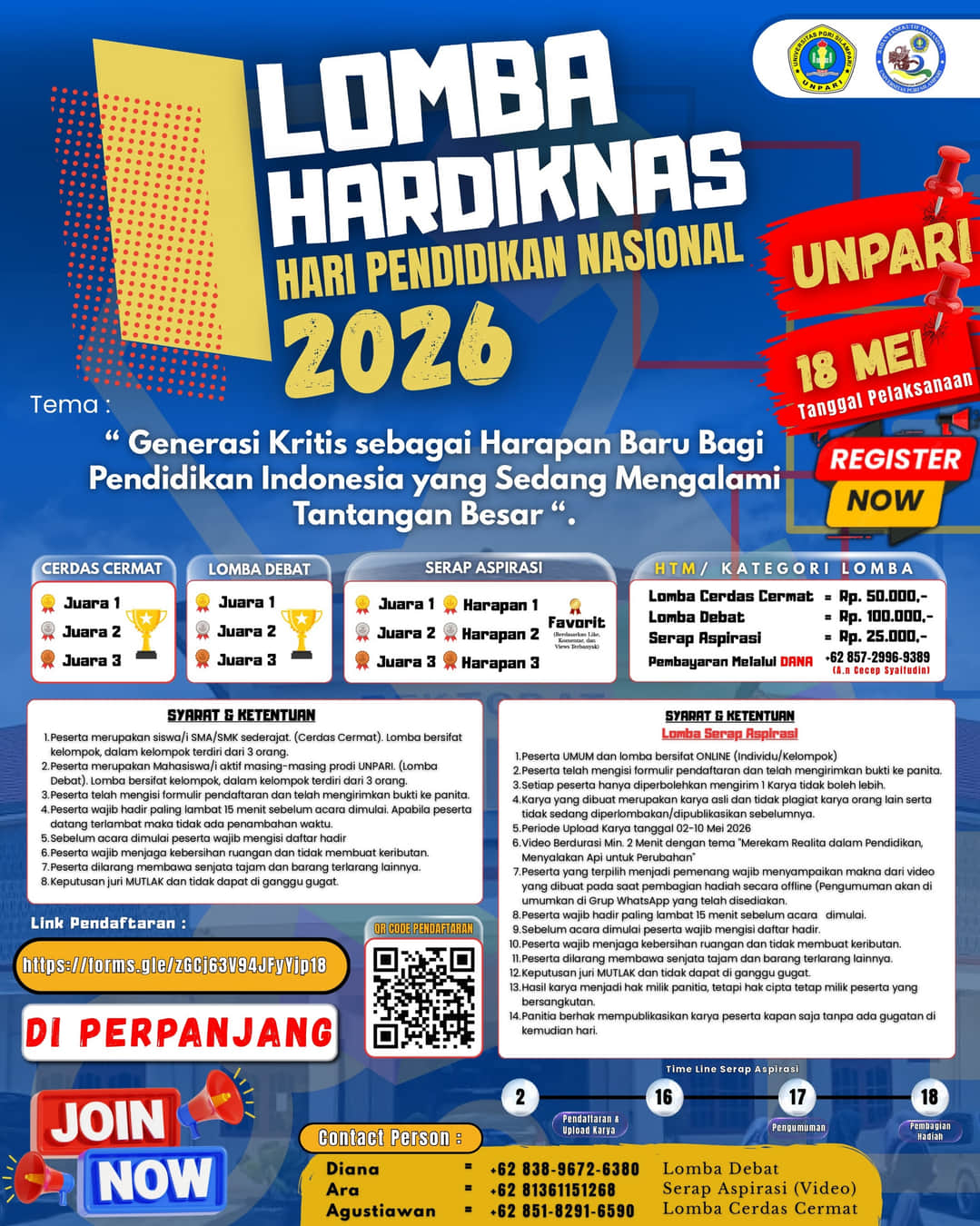LOMBA HARDIKNAS UNPARI 2026 - Poster 2