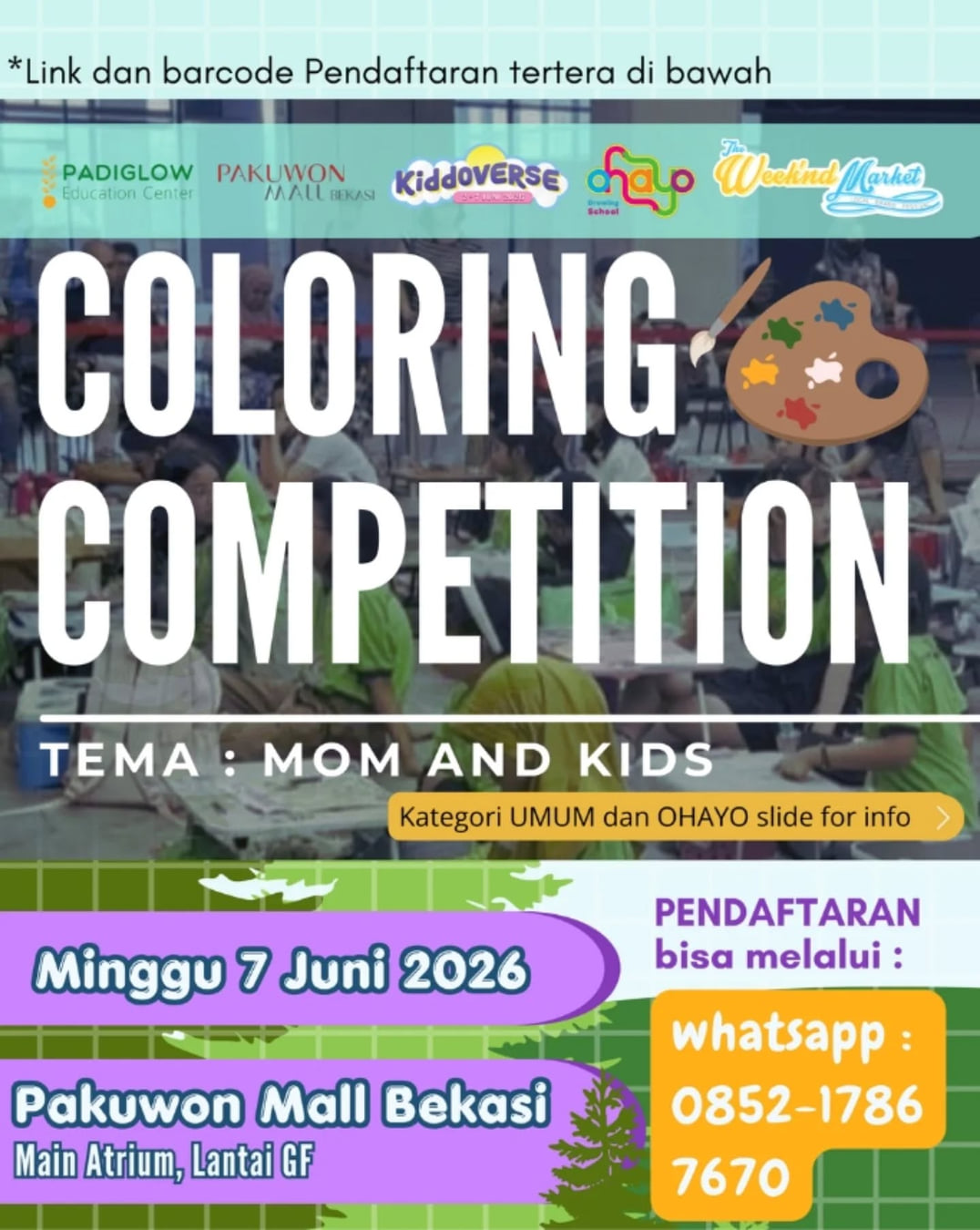 Lomba Menggambar & Mewarnai bersama Yoshiko dari OHAYO Drawing School - Poster 2