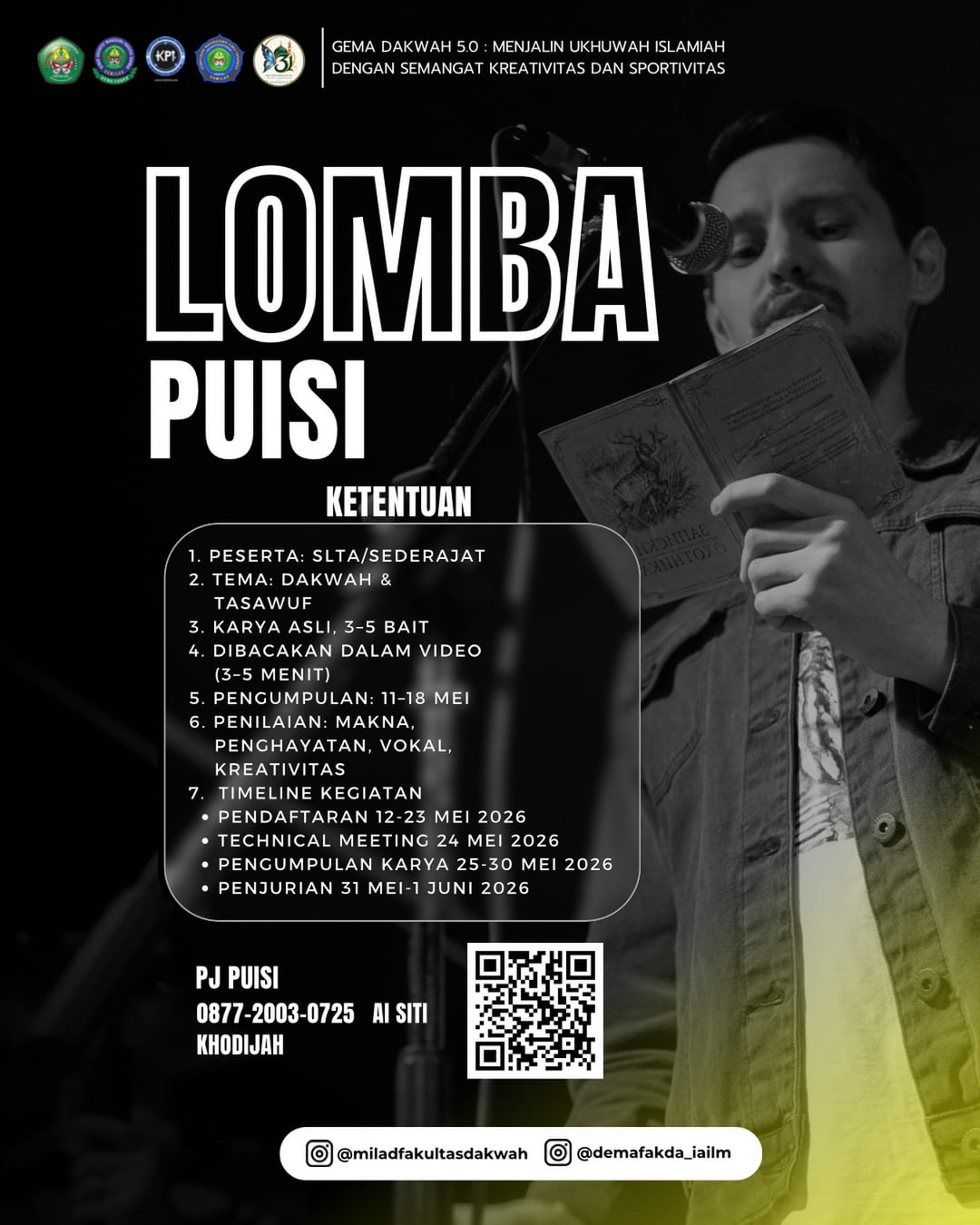 Lomba Puisi Gema Dakwah 5.0 - Poster 2