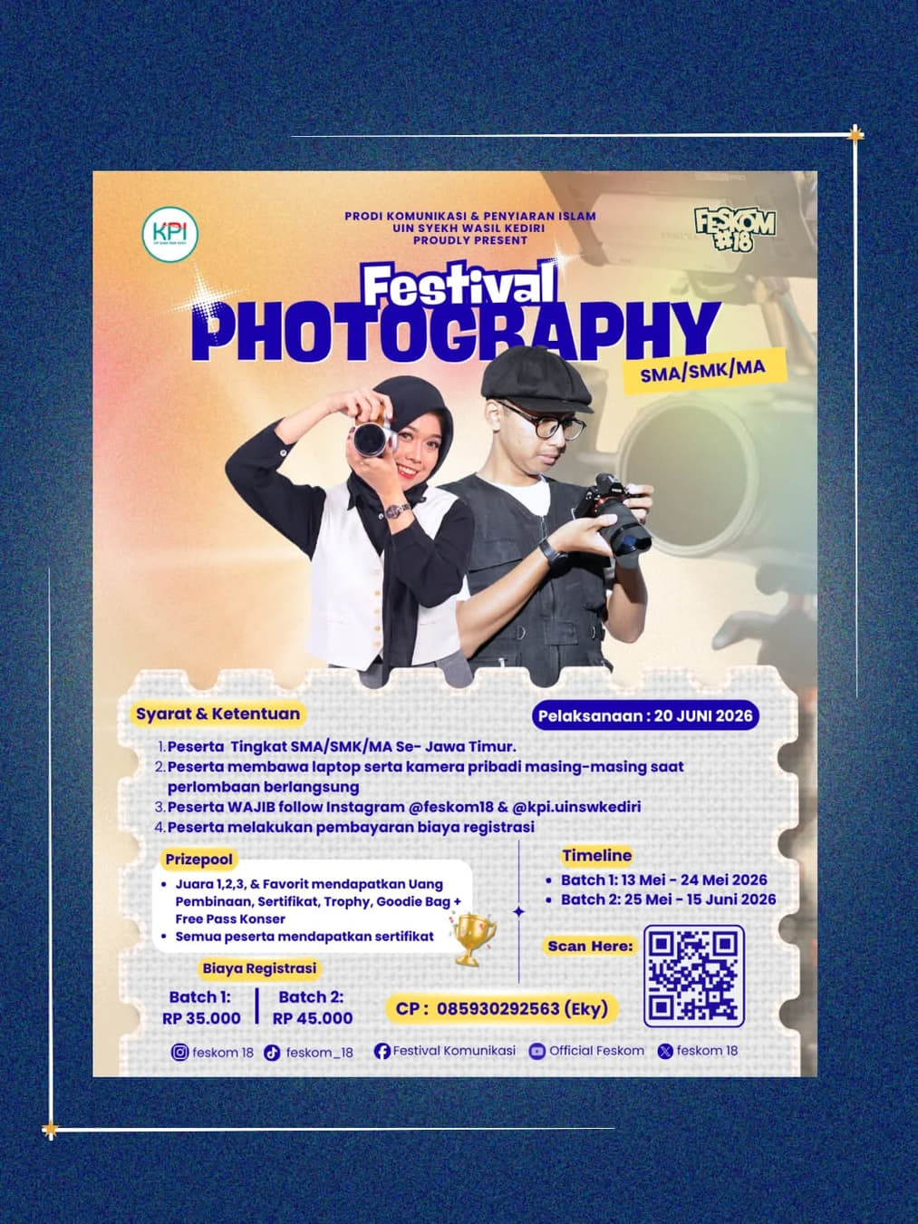 Fotografi Festival FESKOM 18 - Poster 2