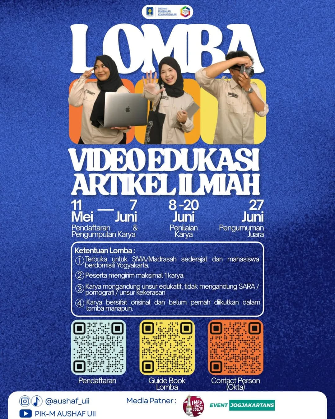 Lomba Video Edukasi & Artikel Ilmiah - Poster 2